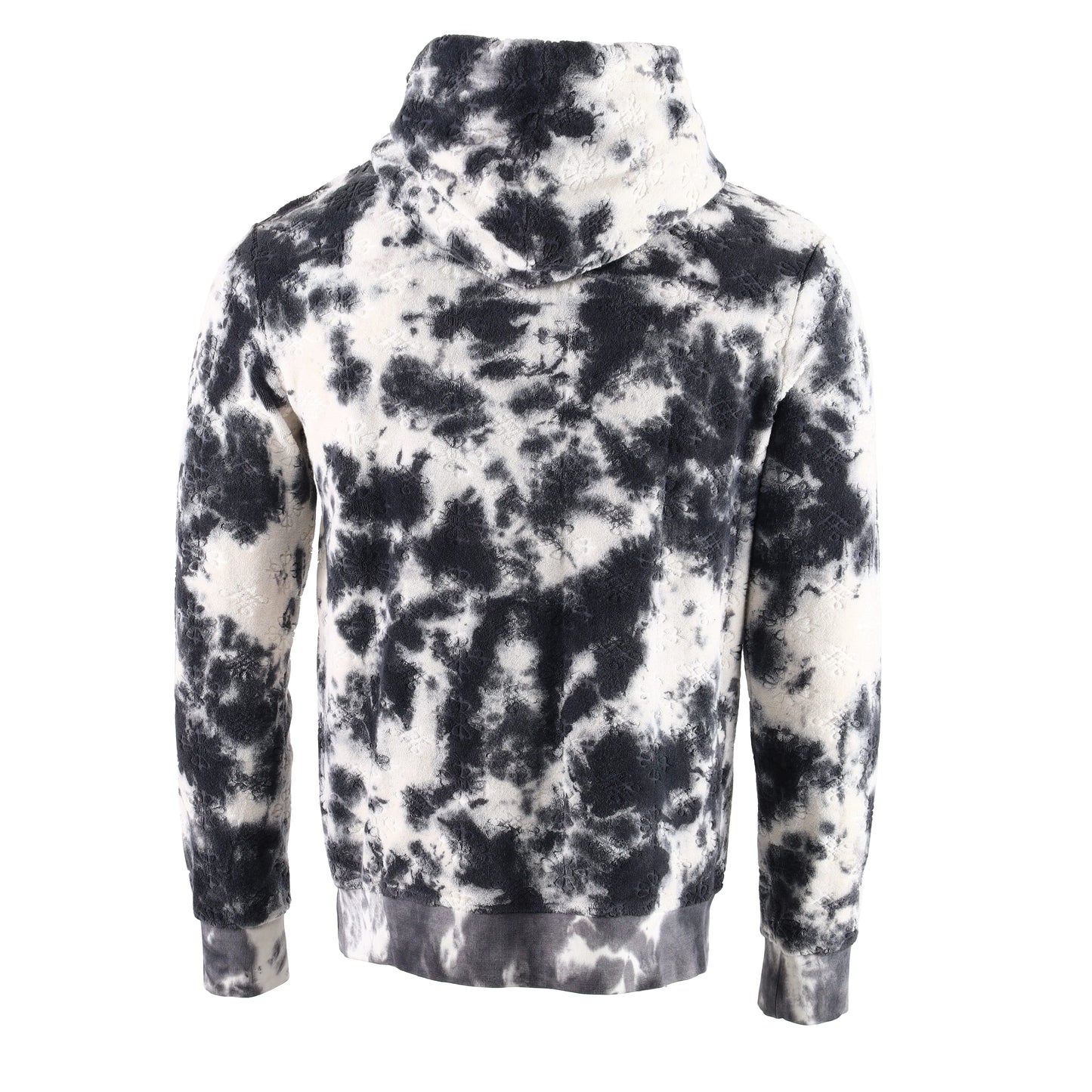 tie dye black &beige hoodi
