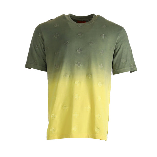 tie dye mint green&yllow