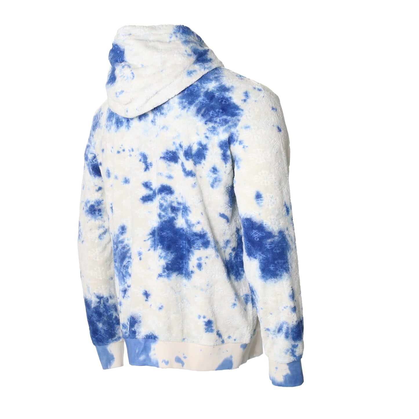 tie dye blue hoodi