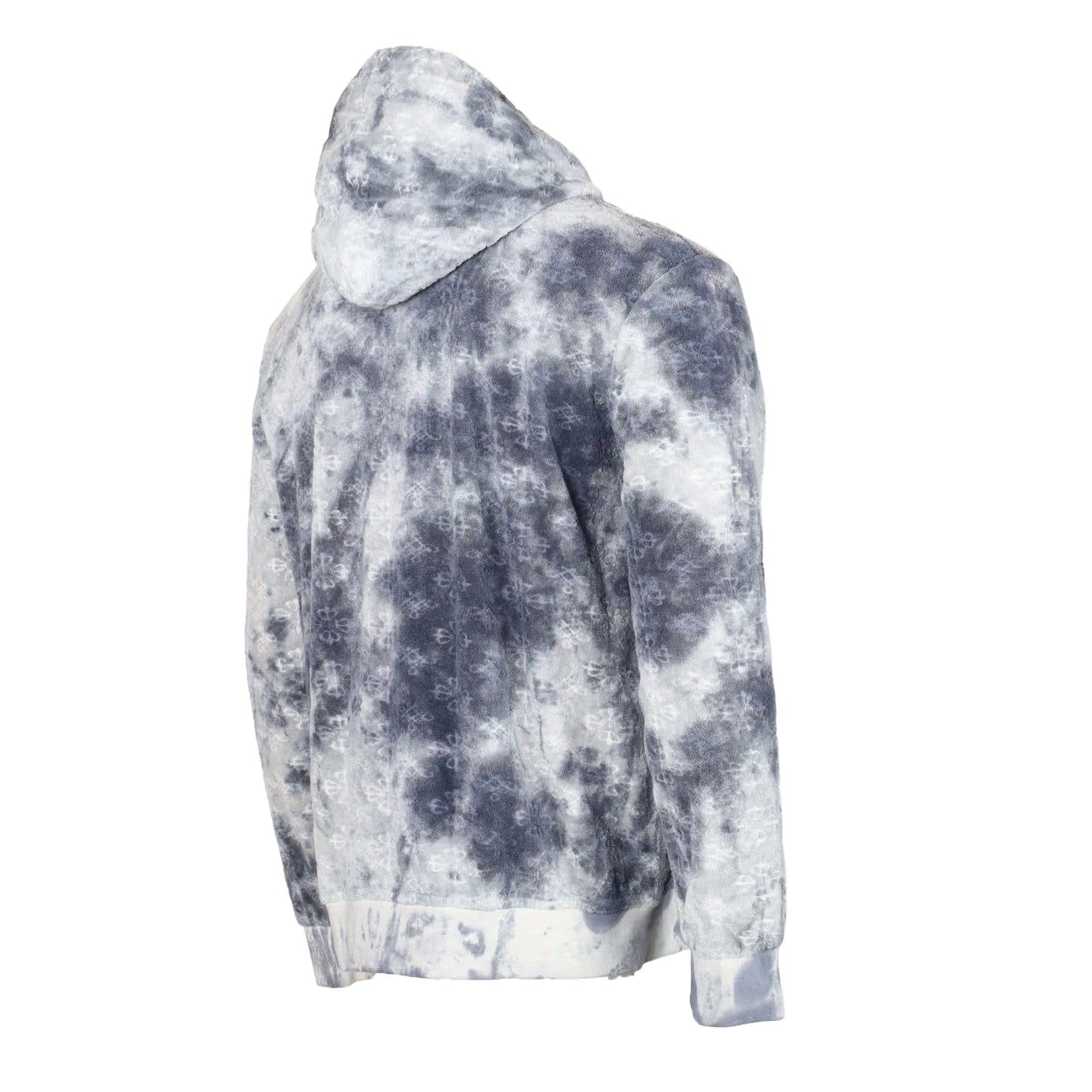 tie dye gray hoodi