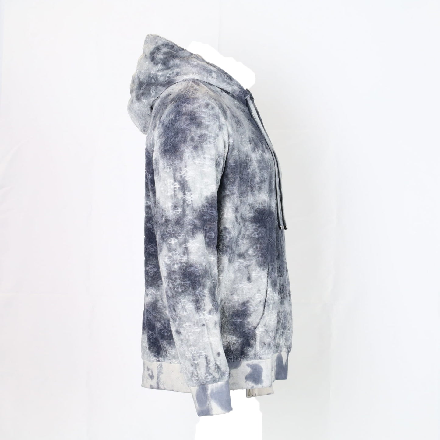 tie dye gray hoodi