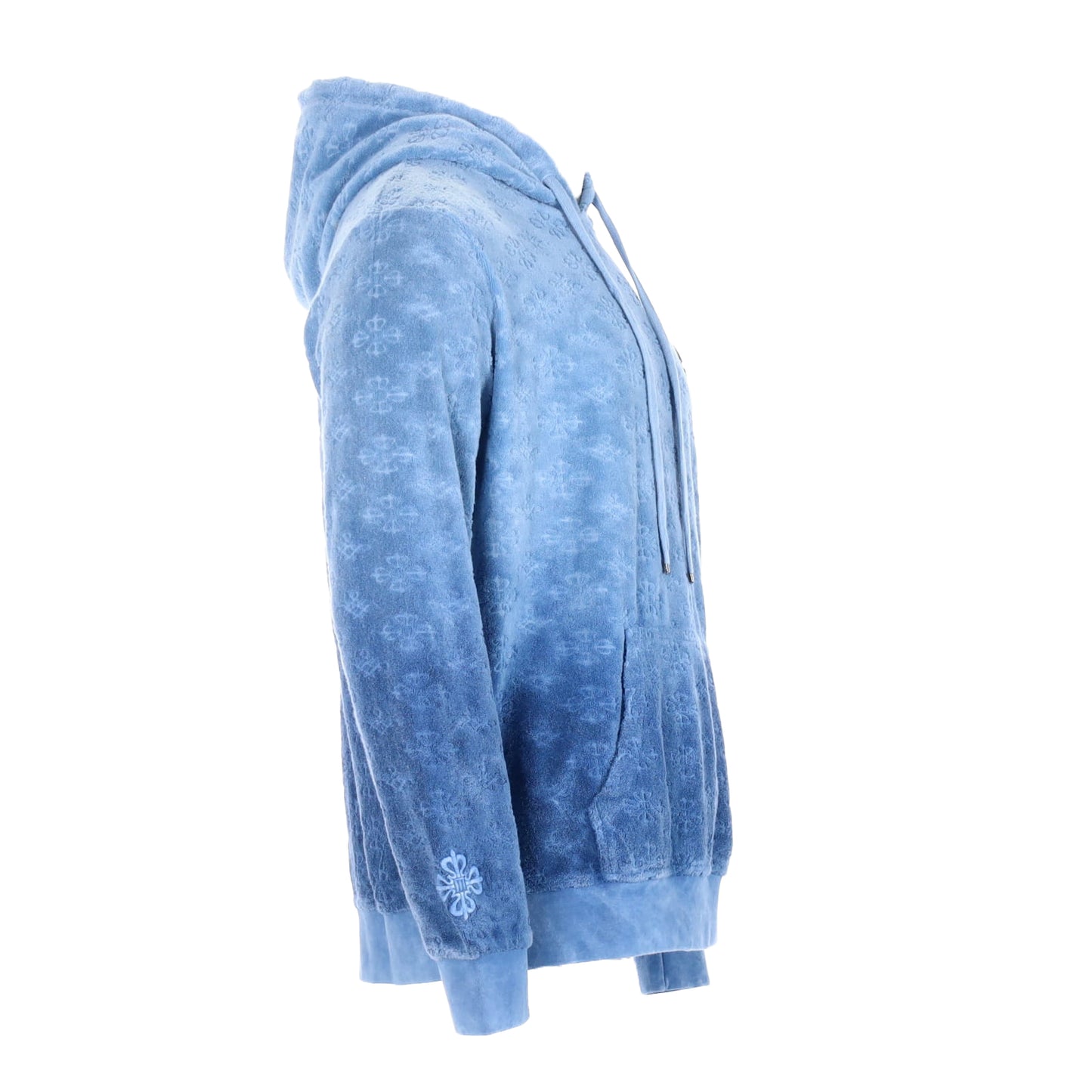 tie dye blue hoodi