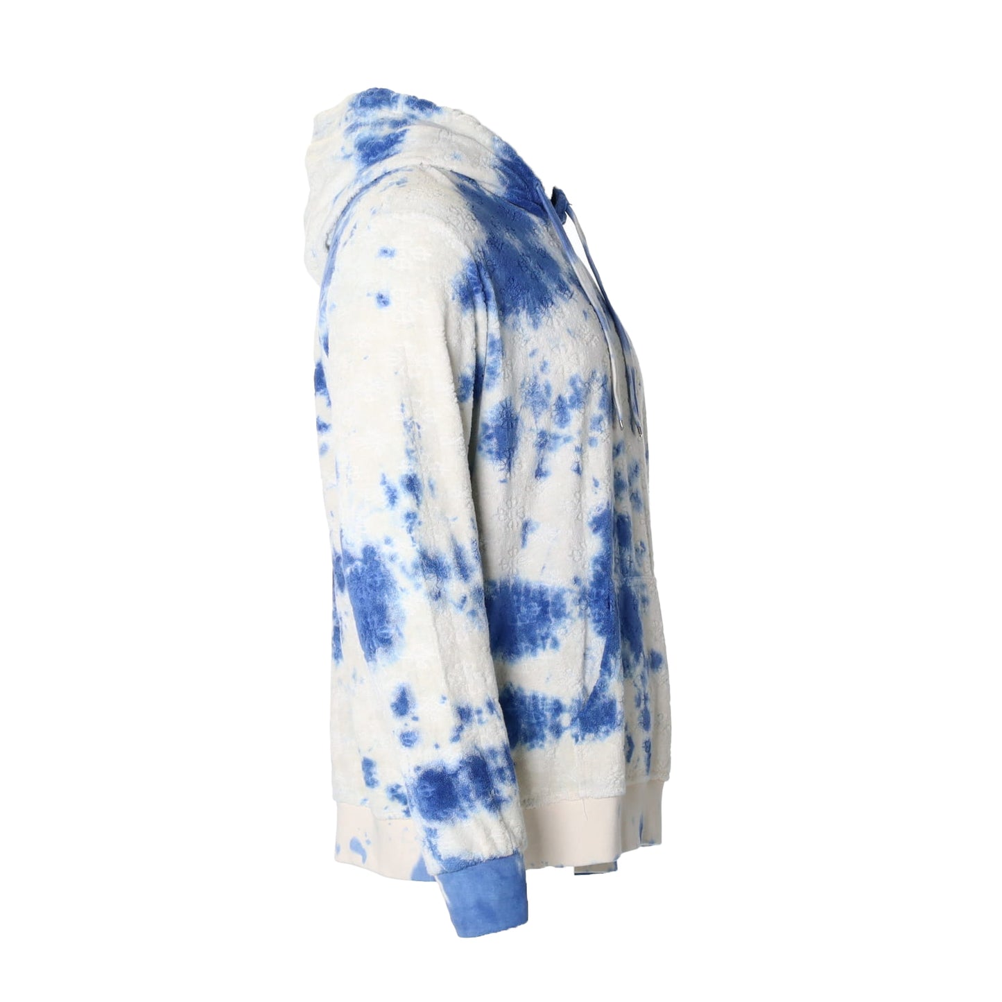 tie dye blue hoodi