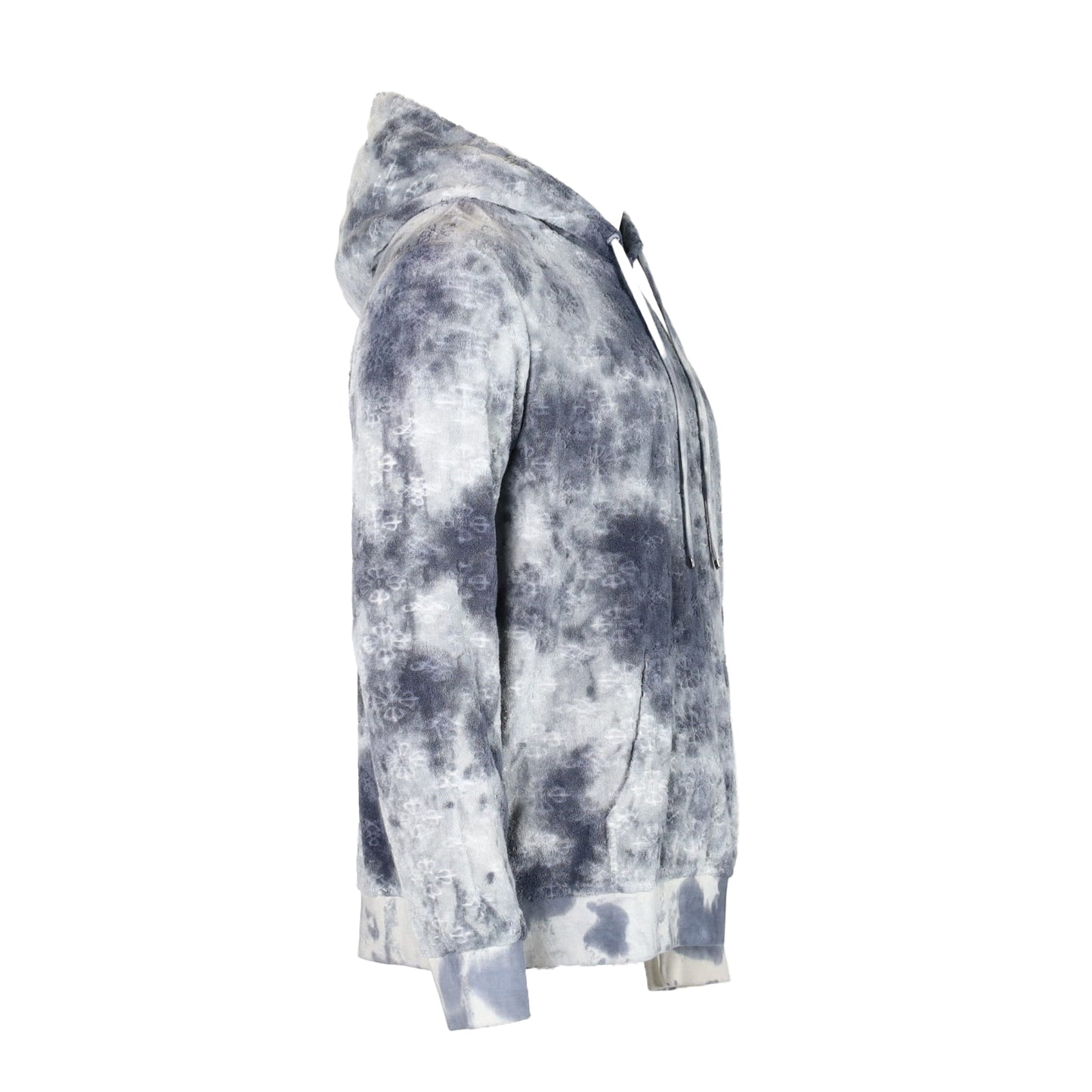 tie dye gray hoodi