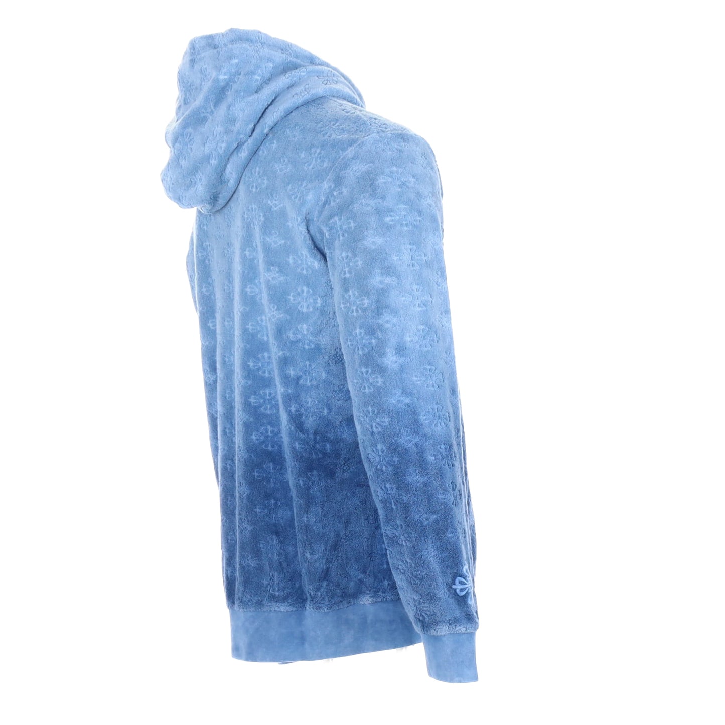 tie dye blue hoodi