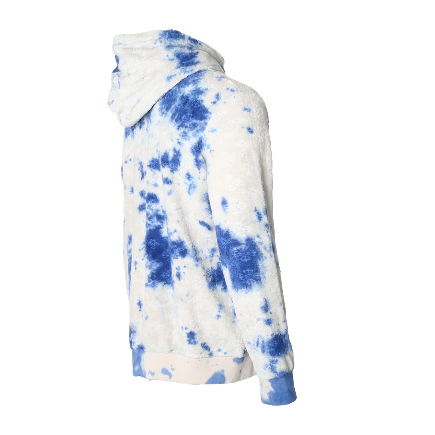 tie dye blue hoodi