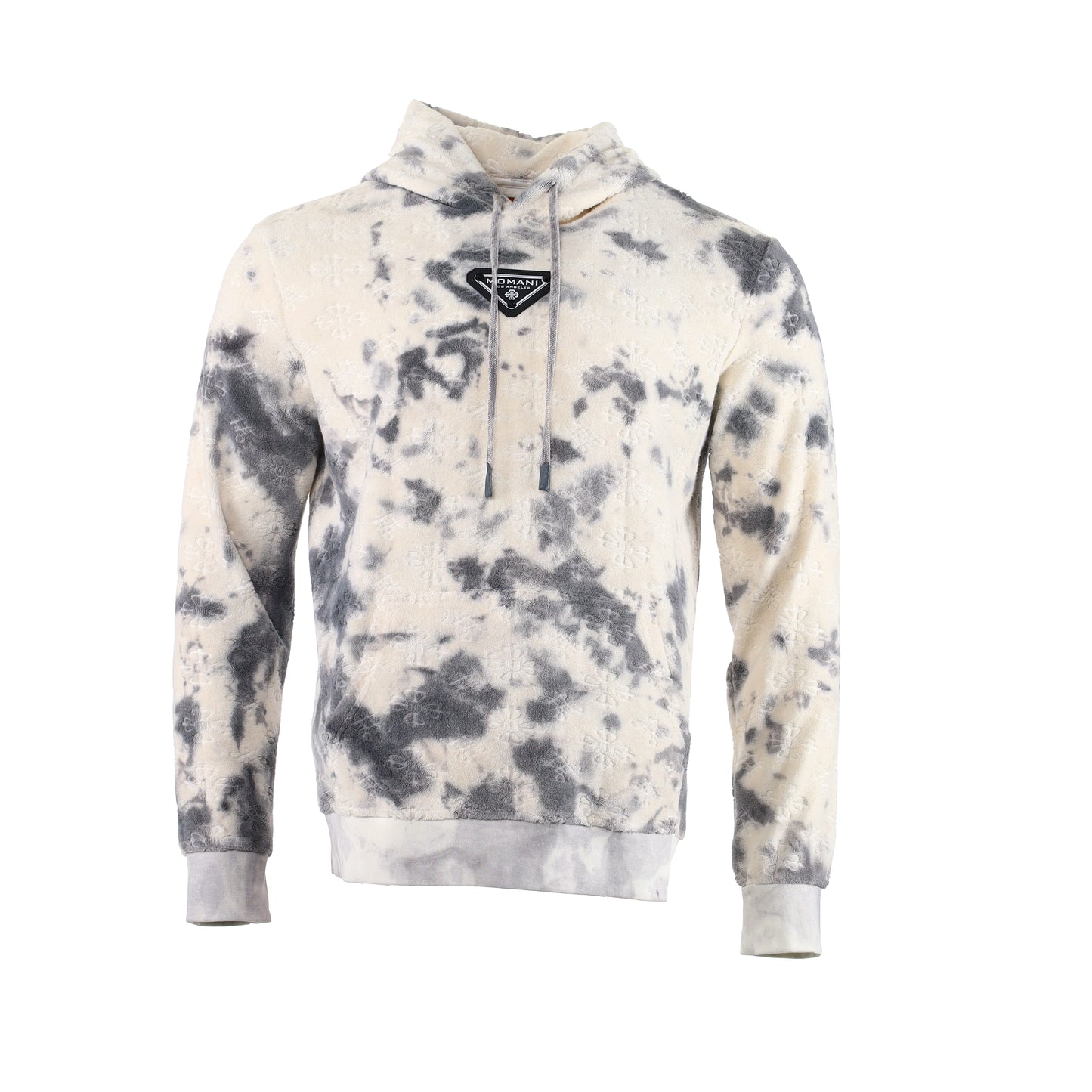 tie dye gray hoodi