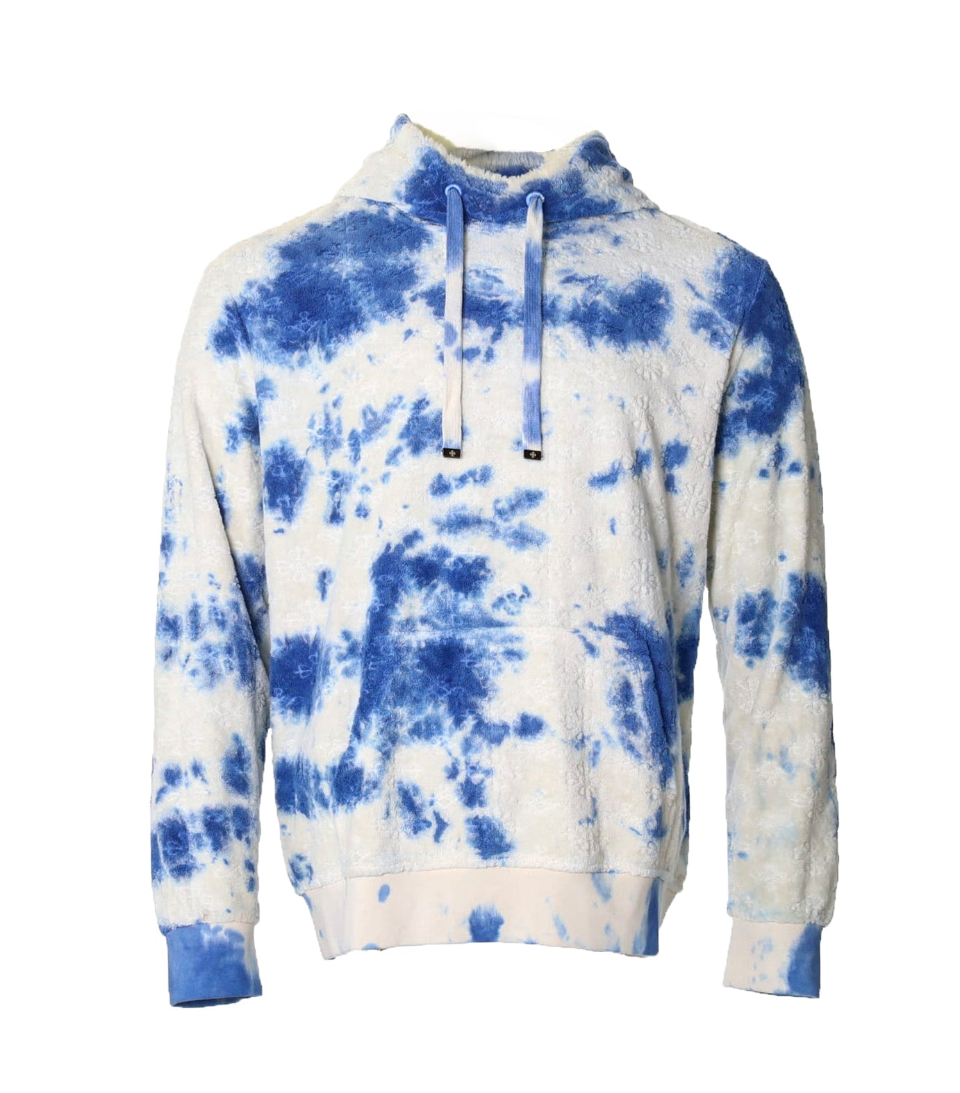 tie dye blue hoodi