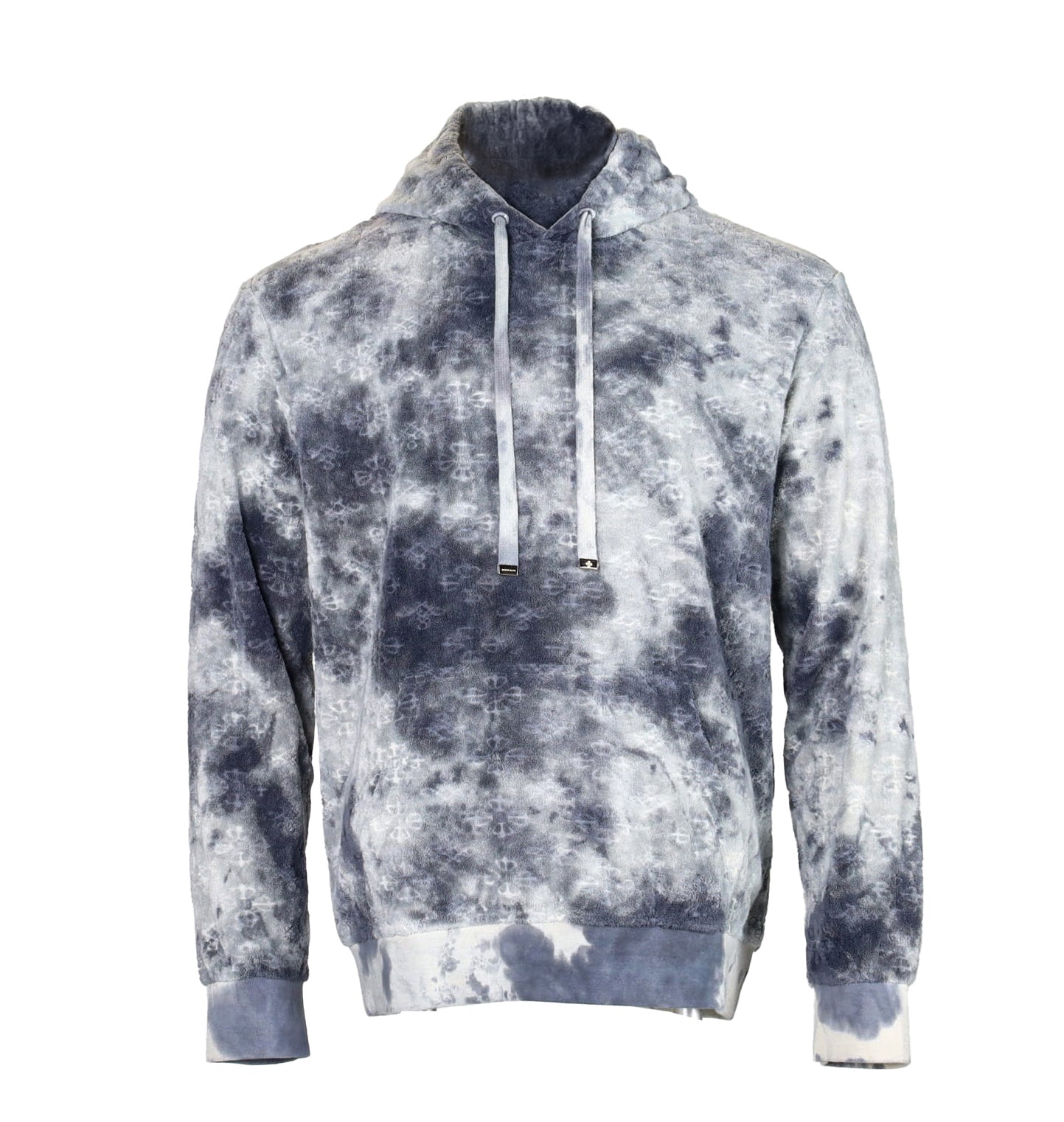 tie dye gray hoodi