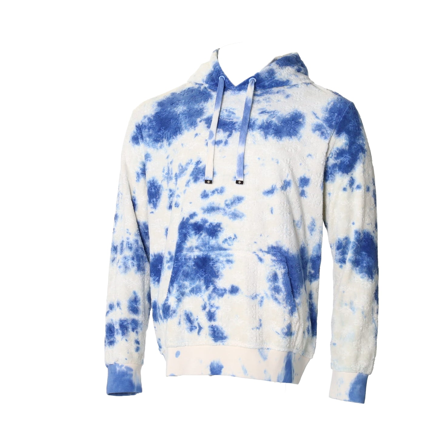 tie dye blue hoodi