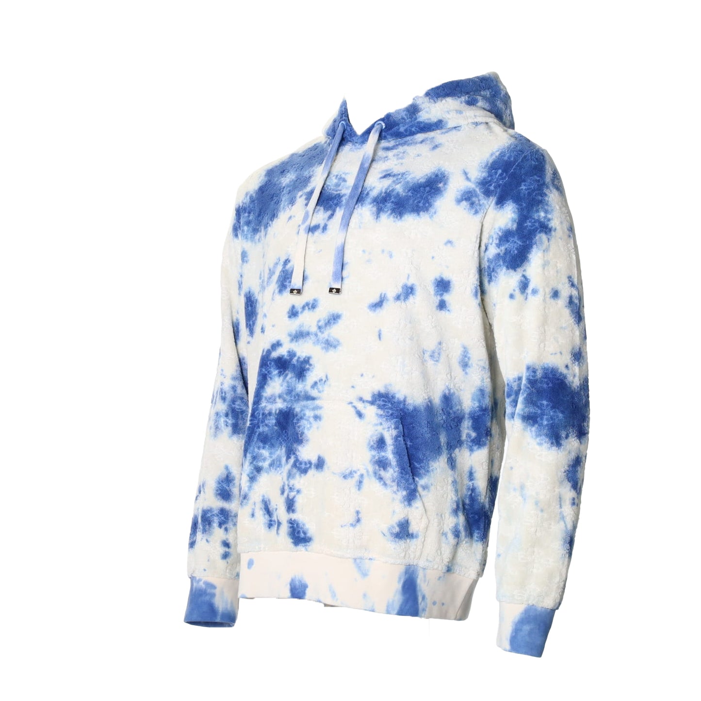 tie dye blue hoodi