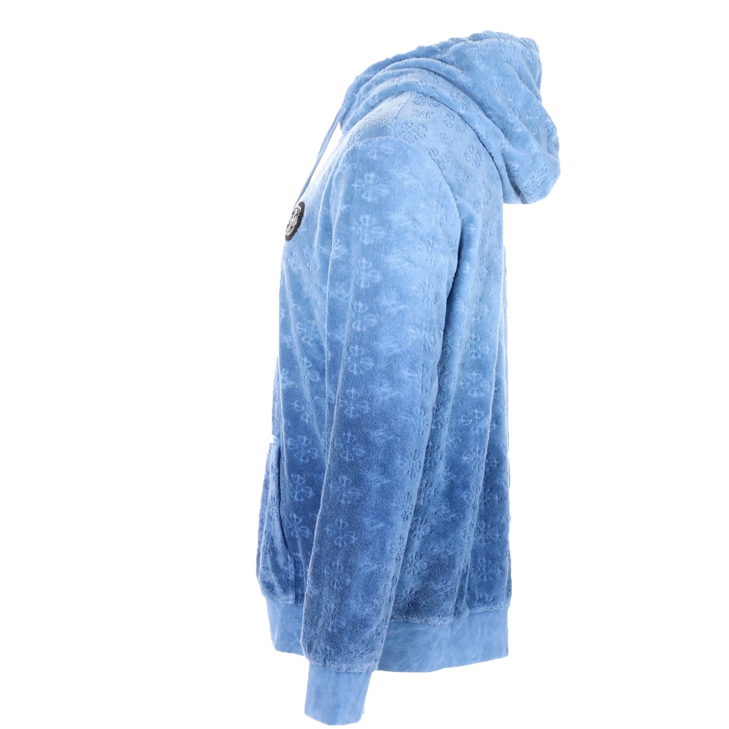 tie dye blue hoodi