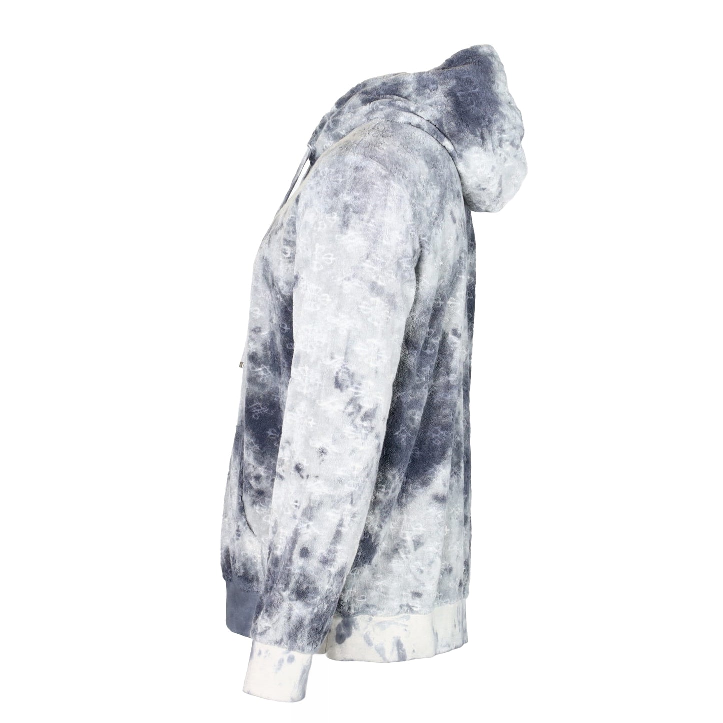 tie dye gray hoodi