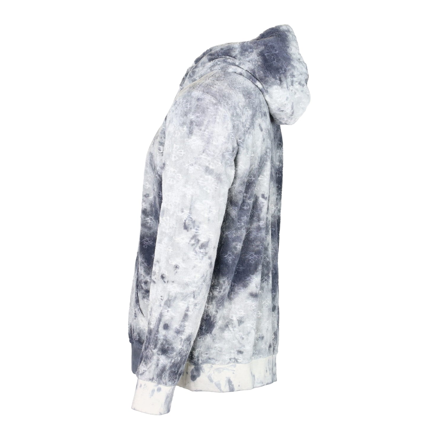 tie dye gray hoodi