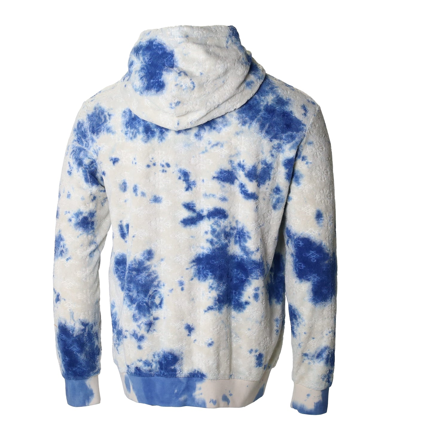 tie dye blue hoodi