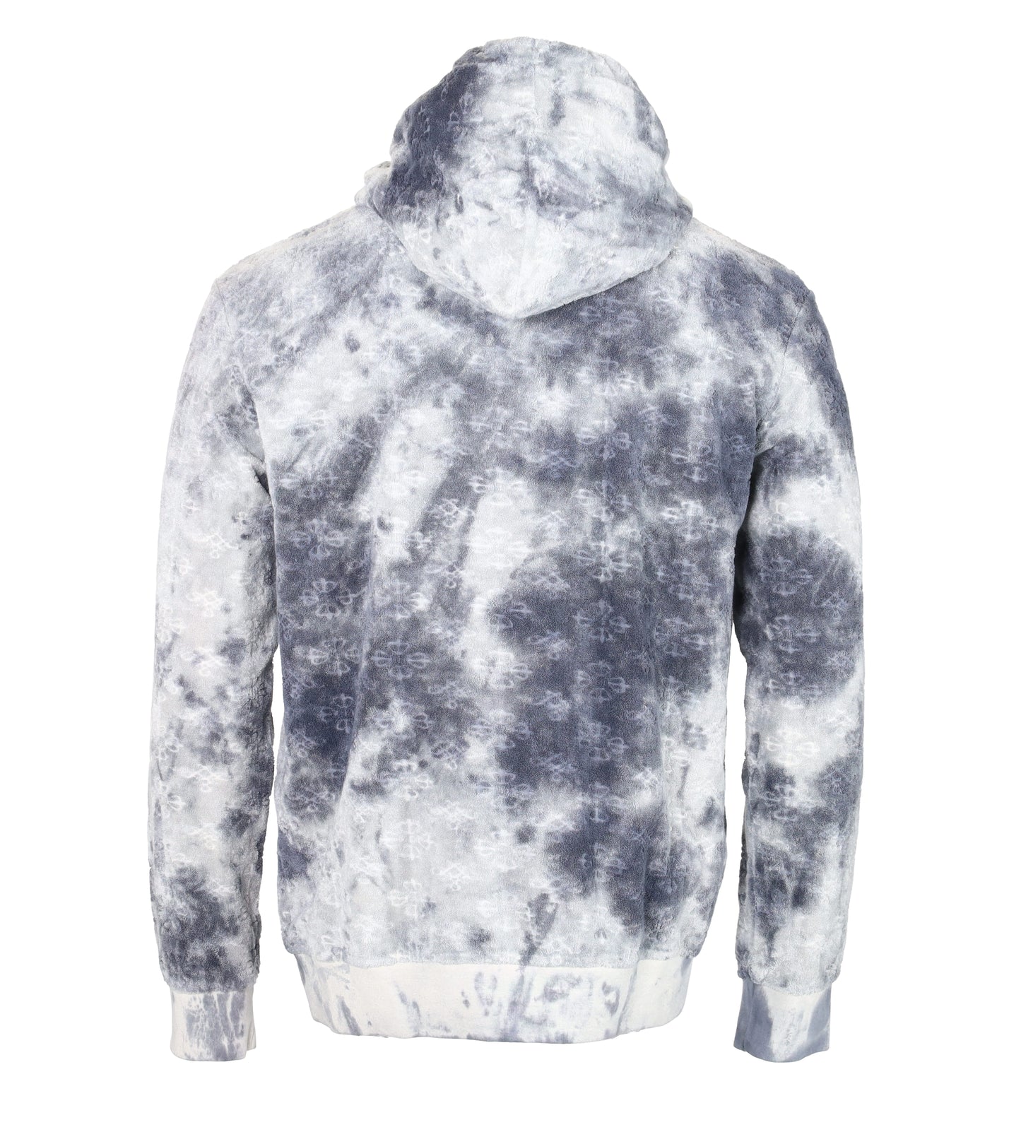 tie dye gray hoodi