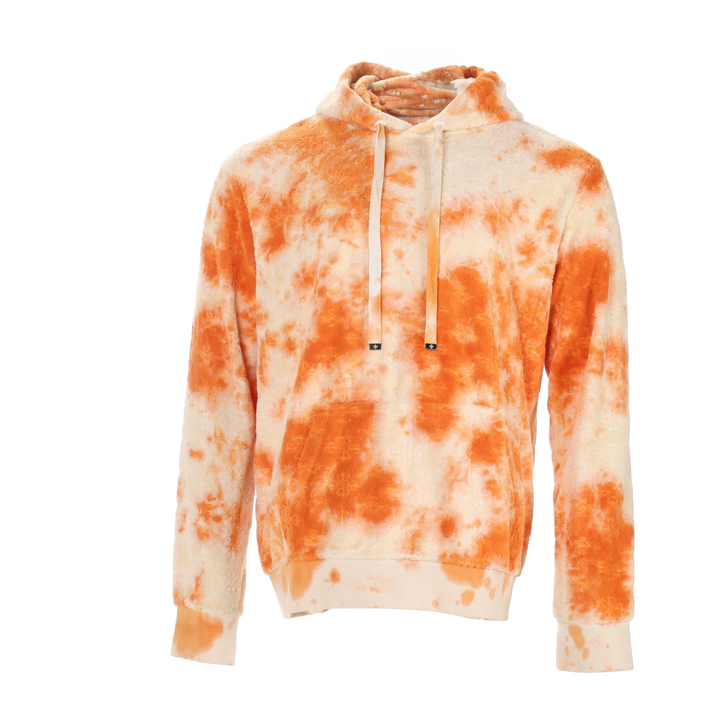 tie dye orange hoodi